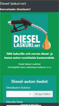Mobile Screenshot of diesel-laskuri.net